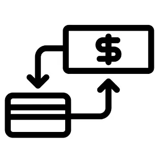 Withdraw and deposit
